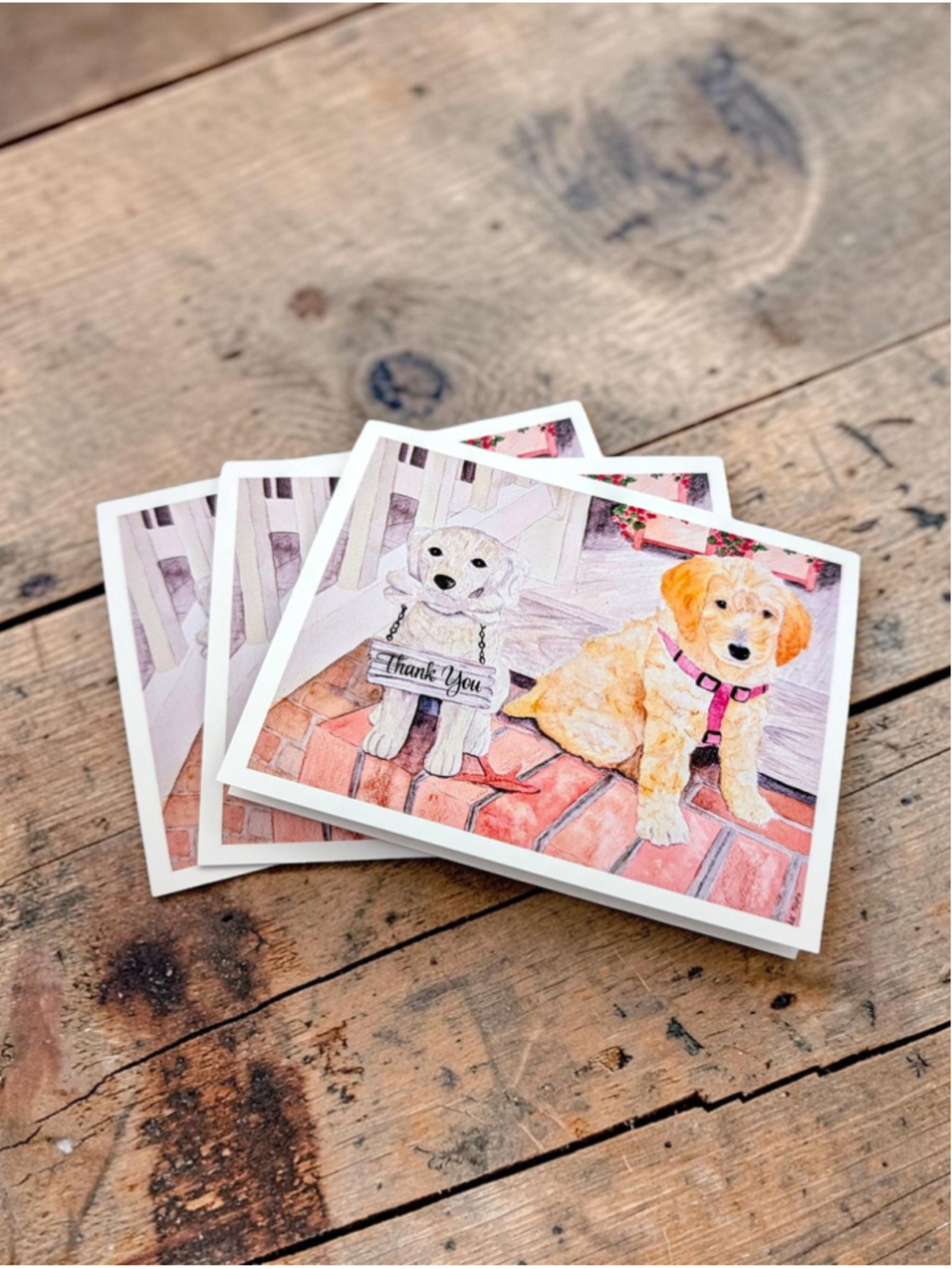Emme Says Thank You Watercolor Notecards 4.25 x 5.5
